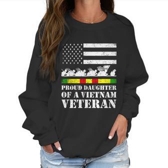 Proud Daughter Of A Vietnam Veteran Gift Graphic Design Printed Casual Daily Basic Women Sweatshirt | Favorety CA