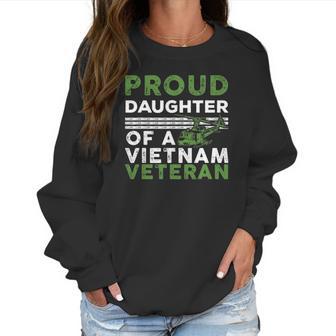 Proud Daughter Of A Vietnam Veteran War Soldier Women Sweatshirt | Favorety UK