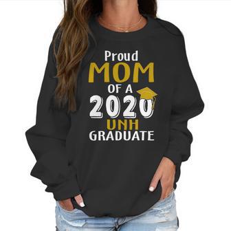 Proud Mom Of A 2020 Unh University Of New Hampshire Graduate Women Sweatshirt | Favorety DE