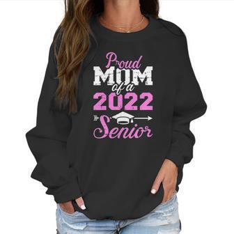 Womens Proud Mom Of A 2022 Senior Graduation Class V-Neck Women Sweatshirt | Favorety AU