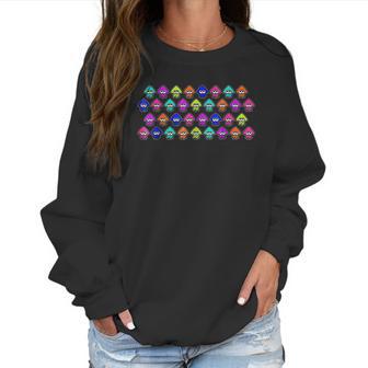 Rainbow Squid Row Graphic Women Sweatshirt | Favorety UK