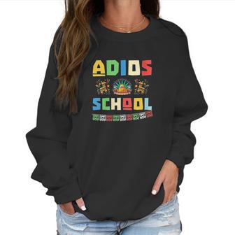 Retired Spanish Teacher Adios School Women Sweatshirt | Favorety UK