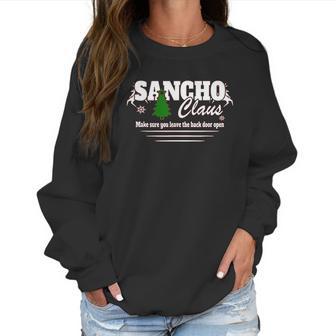 Sancho Claus Funny Christmas Women Sweatshirt | Favorety UK