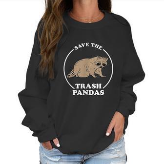 Save The Trash Pandas Women Sweatshirt | Favorety