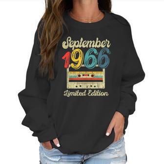 September 1966 55Th Birthday Gift 55 Years Old Men Women Women Sweatshirt | Favorety AU