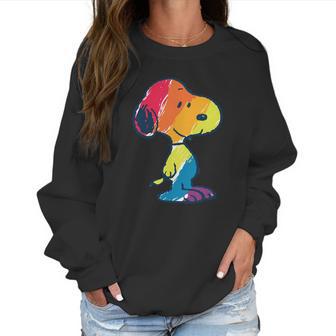 Shirt Rainbow Snoopy Women Sweatshirt | Favorety UK