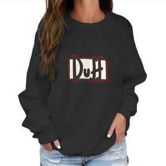 Simpsons Duff Beer Women Sweatshirt | Favorety CA