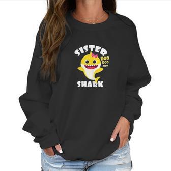 Sister Shark Cute Girl Baby Shark Women Sweatshirt | Favorety UK