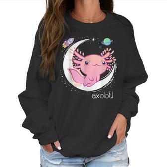 Space Axolotl Kawaii Pastel Goth Japanese Anime Gifts Men Women T-Shirt Graphic Print Casual Unisex Tee Women Sweatshirt | Favorety UK