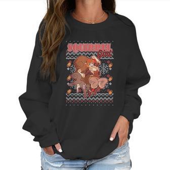 Squirrel Girl Ugly Christmas Graphic Women Sweatshirt | Favorety CA