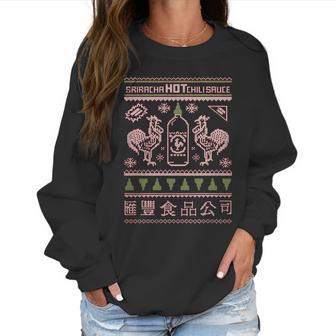 Sriracha Christmas Hot Chili Sauce Women Sweatshirt | Favorety UK