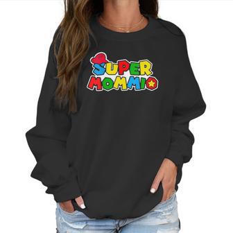 Super-Mommio Funny Mom Mommy Mother Video Game Lovers Women Sweatshirt | Favorety AU