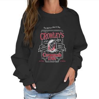 Supernatural Crowleys Crossroads Inn Women Sweatshirt | Favorety CA