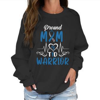 T1d Proud Mom Diabetes Awareness Type 1 Insulin Pancreas Gift Graphic Design Printed Casual Daily Basic Women Sweatshirt | Favorety CA