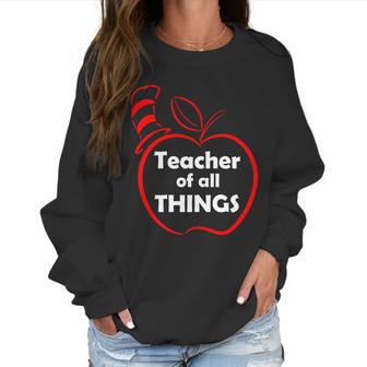 Teacher Of All Things Apple Logo Women Sweatshirt | Favorety UK