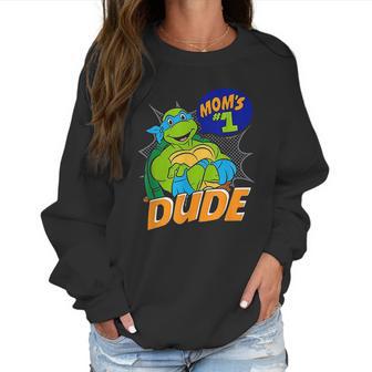 Tmnt Leonardo Moms Number 1 Women Sweatshirt | Favorety UK