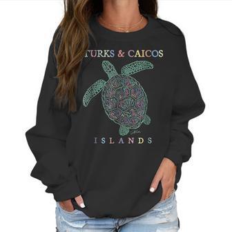 Turks & Caicos Islands Sea Turtle Women Sweatshirt | Favorety CA