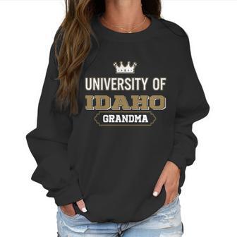 University Of Idaho Grandma Great Gift For Grandparents Women Sweatshirt | Favorety AU