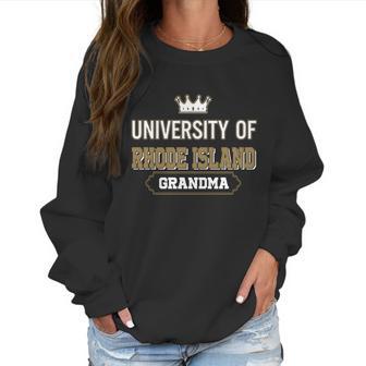 University Of Rhode Island Grandma Great Gift For Grandparents Women Sweatshirt | Favorety AU