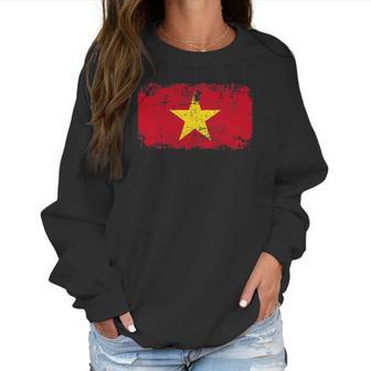 Vietnam Flag Vintage Men Women Kids Vietnam Women Sweatshirt | Favorety