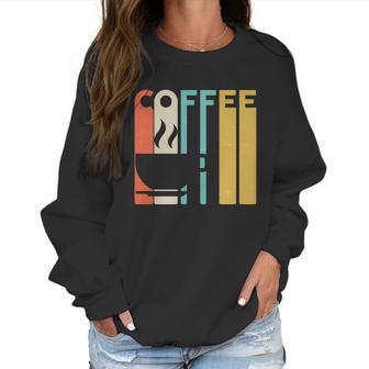 Vintage Colors Coffee Cup Logo Women Sweatshirt | Favorety DE