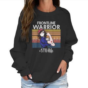 Vintage Frontline Warrior Stna Xmas Gift For Women Women Sweatshirt | Favorety UK