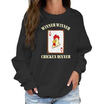 Winner Chicken Lucky Casino Gambling Blackjack Women Sweatshirt | Favorety DE