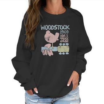 Woodstock 50 Years Dove Women Sweatshirt | Favorety DE