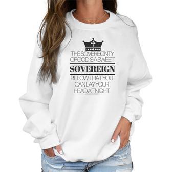 00021 Stylish Gods Sovereignty Charles Spurgeon Women Sweatshirt | Favorety AU