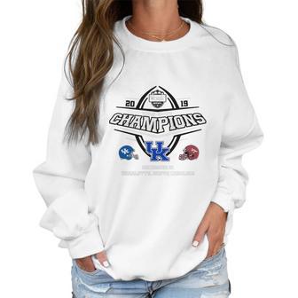 2019 Belk Bowl Champions Kentucky Wildcat Vs Virginia Tech Hokies Shirt Women Sweatshirt | Favorety DE