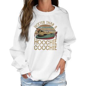 Alan Jackson Hotter Than A Hoochie Coochie Ugly Christmas Shirt Women Sweatshirt | Favorety CA