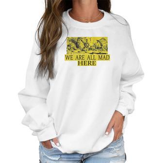 Alice In Wonderland Madhatter White Rabbit Men Women Women Sweatshirt | Favorety AU