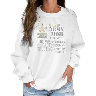 I Am An Army Mom No Fear Women Sweatshirt | Favorety UK