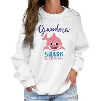 Baby Shark Grandma Shark Doo Doo Doo Women Sweatshirt | Favorety