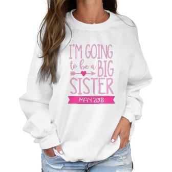 Blu Magnolia Co Girls I Am Going To Be A Big Sister Women Sweatshirt | Favorety UK