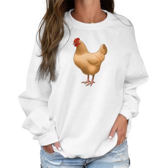 Buff Orpington Hen Chicken Lovers Women Sweatshirt | Favorety CA