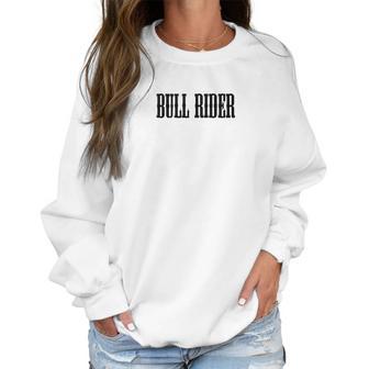 Womens Bull Rider Hotwife Swinger Cuckold Design Women Sweatshirt | Favorety DE