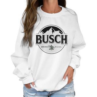 Busch Beer Black &Ampamp White Logo T-Shirt Women Sweatshirt | Favorety UK