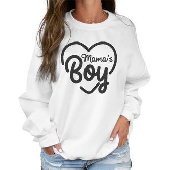 Creeper Mamas Boy Cute Funny Sarcastic Shower Baby Women Sweatshirt | Favorety AU