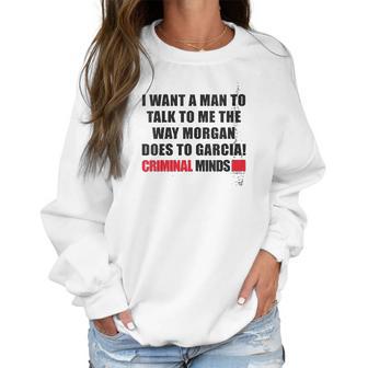 Womens Criminal Minds Morgan And Garcia Women Sweatshirt | Favorety DE