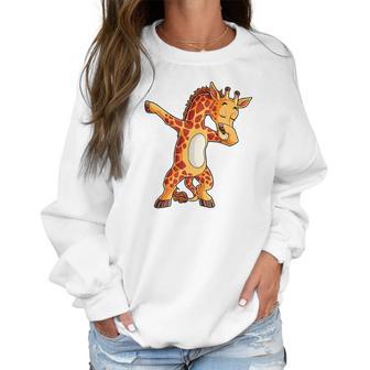 Dabbing Giraffe Giraffes Funny Dab Dance Tees Gifts Women Sweatshirt | Favorety DE