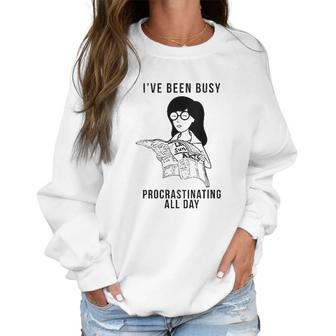 Daria I Have Been Busy Text Women Sweatshirt | Favorety AU