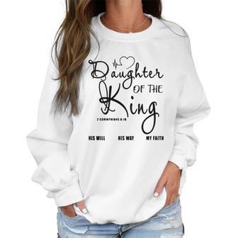 Daughter Of The King Women Sweatshirt | Favorety AU