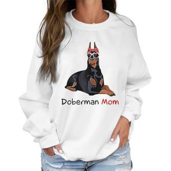 Doberman Mom Dog Pet Lover Gift Women Sweatshirt | Favorety DE