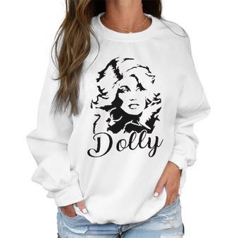 Dolly Graphic Women Vintage Dolly Casual Country Music For Band Music Lovers Women Sweatshirt | Favorety CA