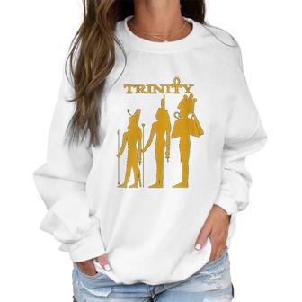 Womens Egyptian Trinity Ausar Auset Heru Women Sweatshirt | Favorety DE