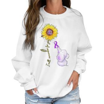 Elephant I Will Remember For You Sunflower Alzheimer Women Sweatshirt | Favorety UK