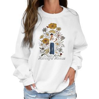 Floral Harrys House Art Gift Women Sweatshirt | Favorety UK