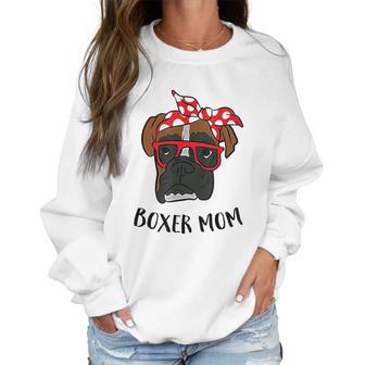 Funny Boxer Mom Cute Boxer Mama Women Sweatshirt | Favorety