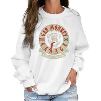 Gas Monkey Garage Blood Sweat And Beers Shirt Women Sweatshirt | Favorety CA